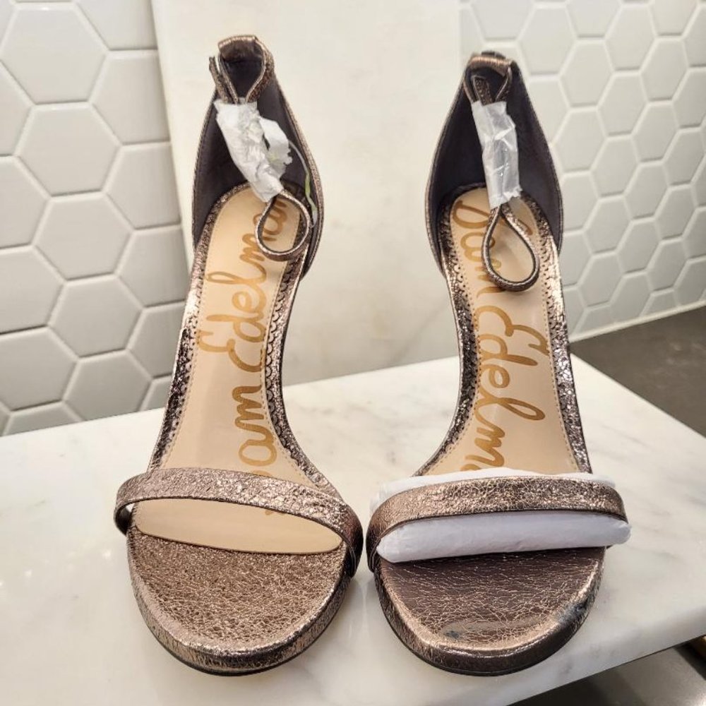 Dressy Sam Edelman Ankle Strap Open Toe Sandals